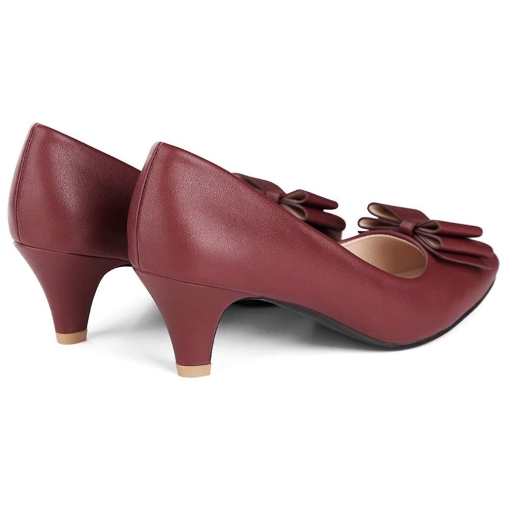 Red Short Heel Pumps👠